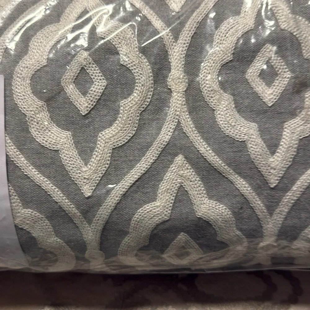 Levtex Home Gray Feather Filled    Decorative Pillow
